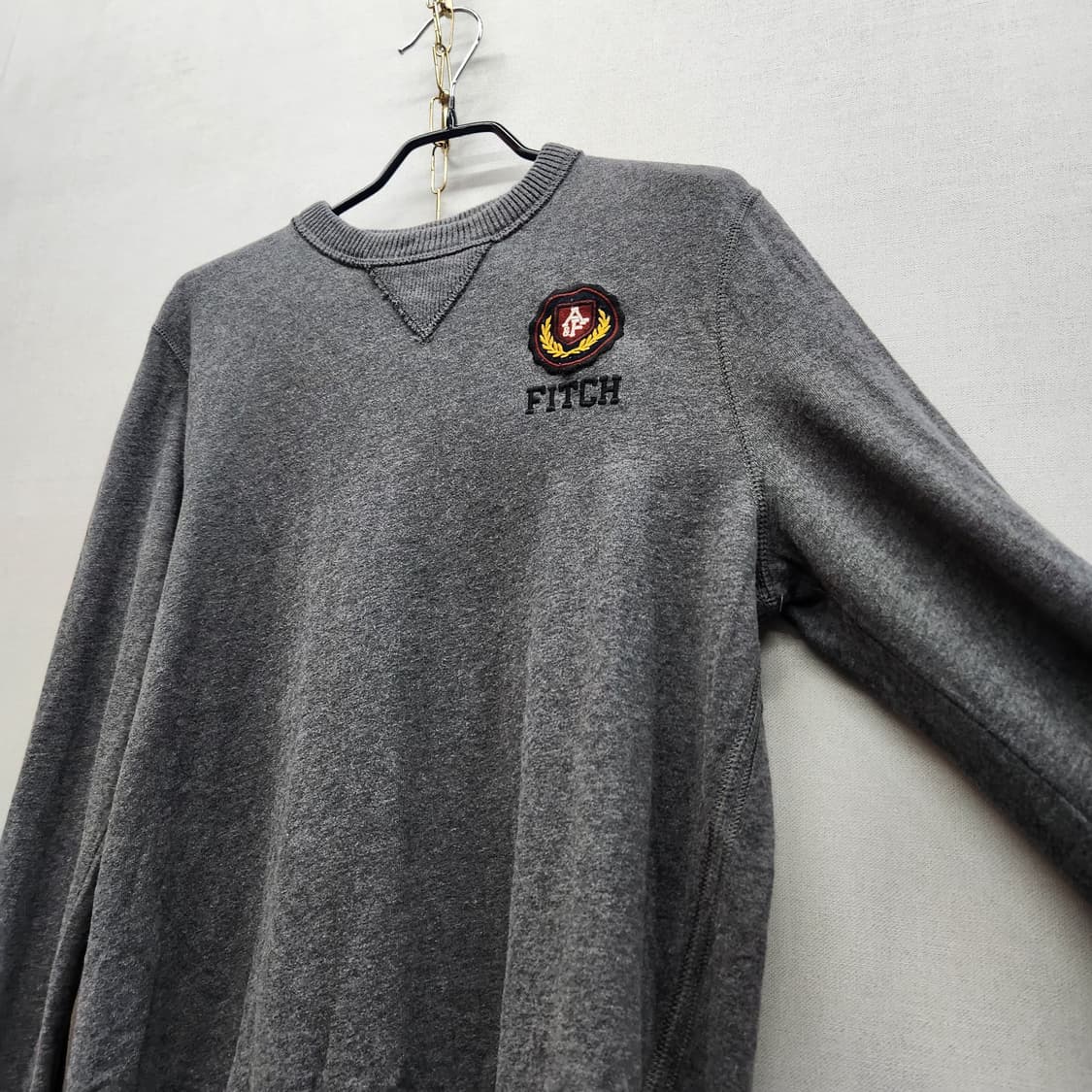 아베크롬비 로고와펜 니트 맨투맨 L(L) 상품이미지3