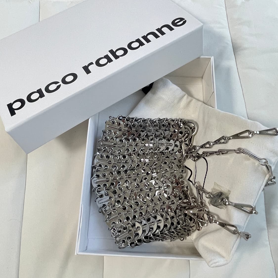 paco rabanne 1969 실버 나노 숄더백 상품이미지2