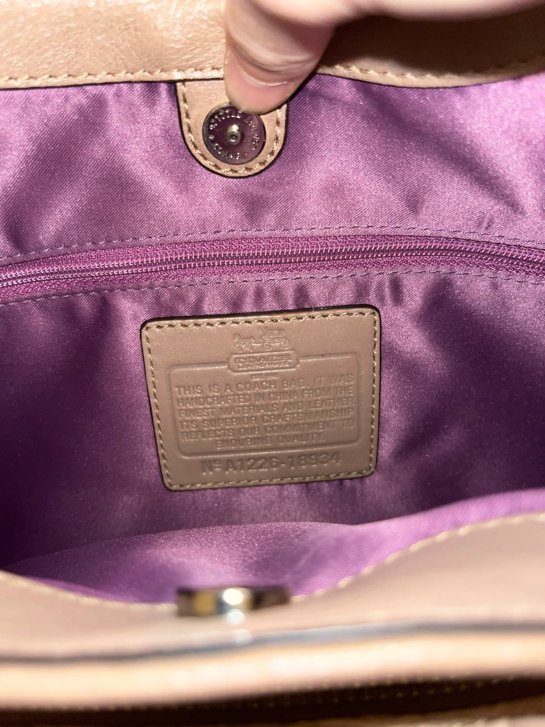 📦 Coach alligator skin Shoulder Bag 상품이미지8