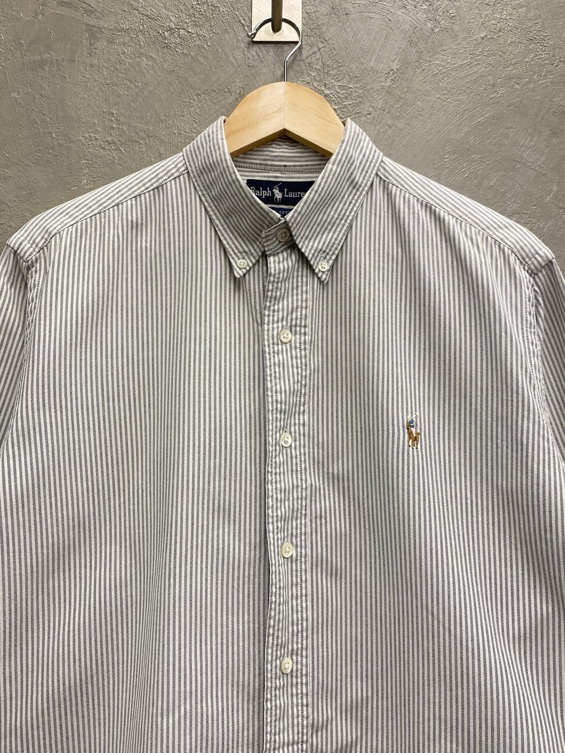 [L] 90-00s Polo 폴로 랄프로렌 스트라이프 셔츠 상품이미지2