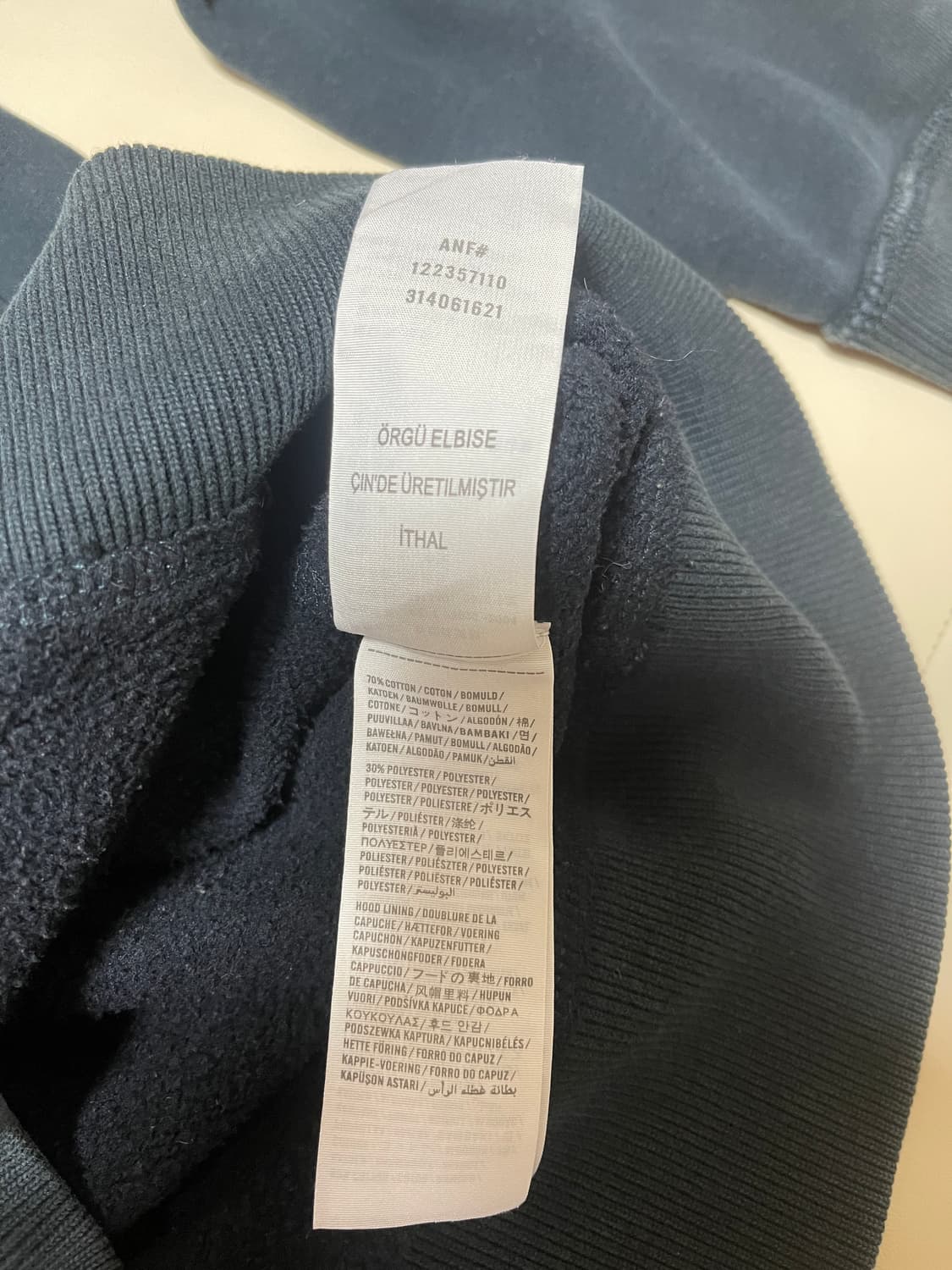 아베크롬비 y2k 네이비 후드집업 상품이미지5