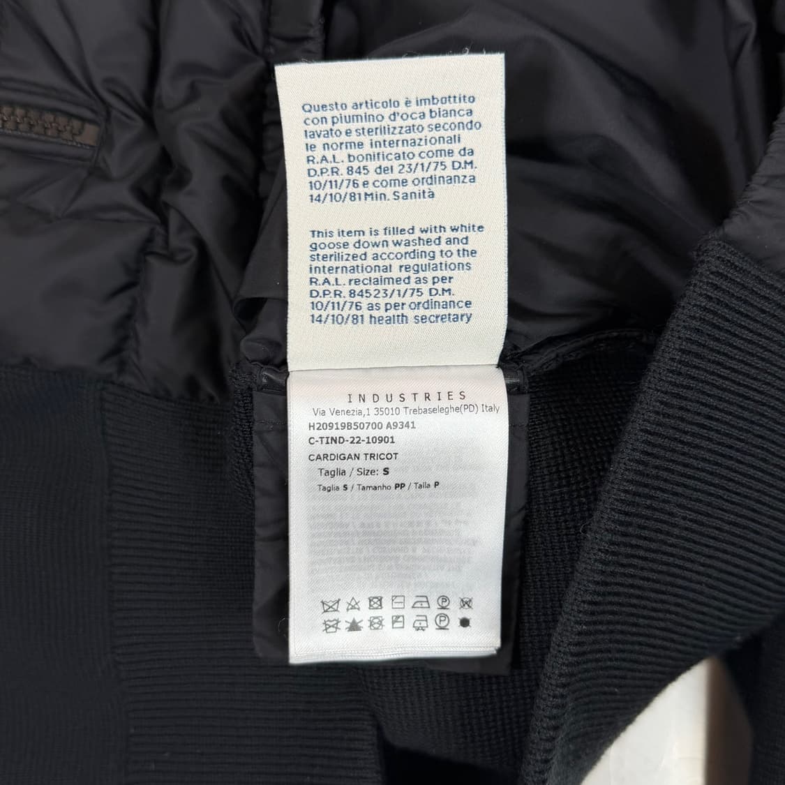 [리오브] 몽클레어 트리콧 울 가디건 니트 패딩 상품이미지5