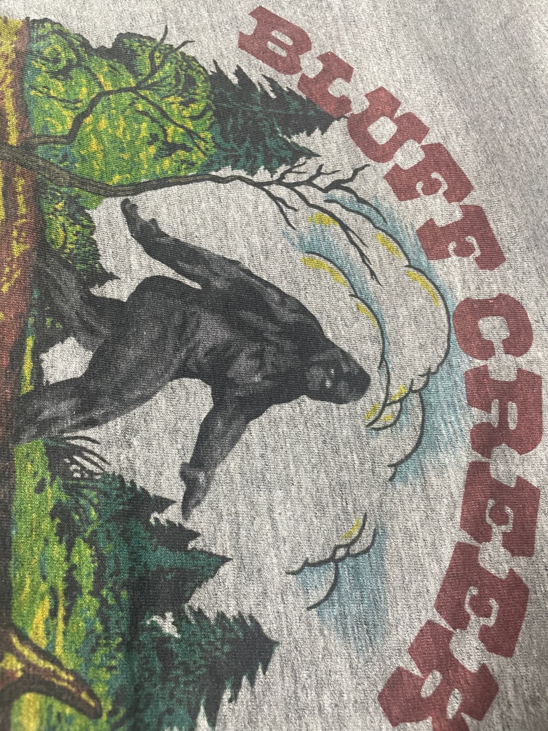 프리휠러스 BLUFF CREEK “BIGFOOT” 티셔츠 그레이 XL 상품이미지3