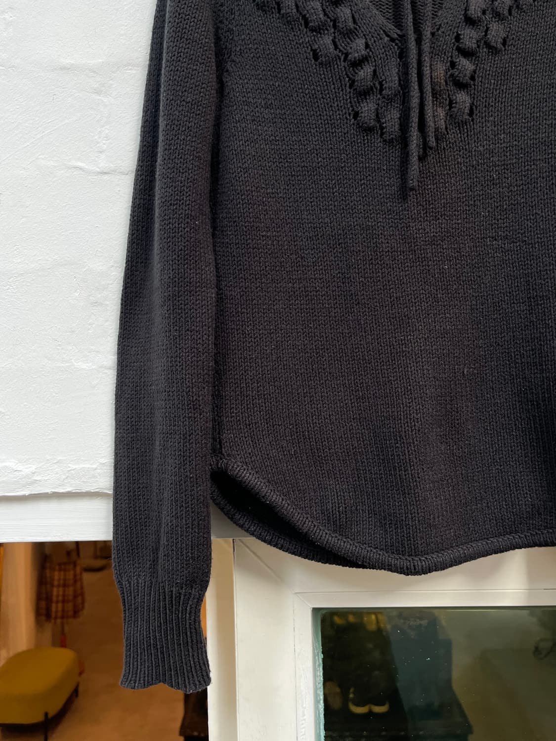 Armani Exchange 니트 후드 스웨터 S 상품이미지4