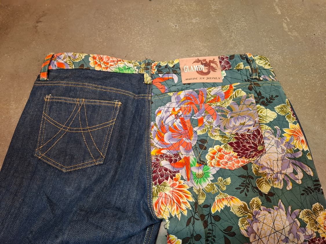 글램디 일본 자수 데님 팬츠 상품이미지4