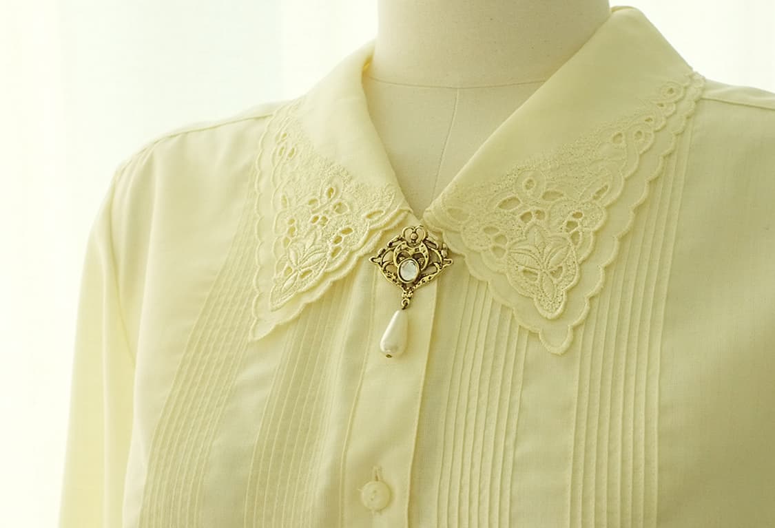 1980년대 리바이벌 무드 빈티지 카보숑 브로치 상품이미지7