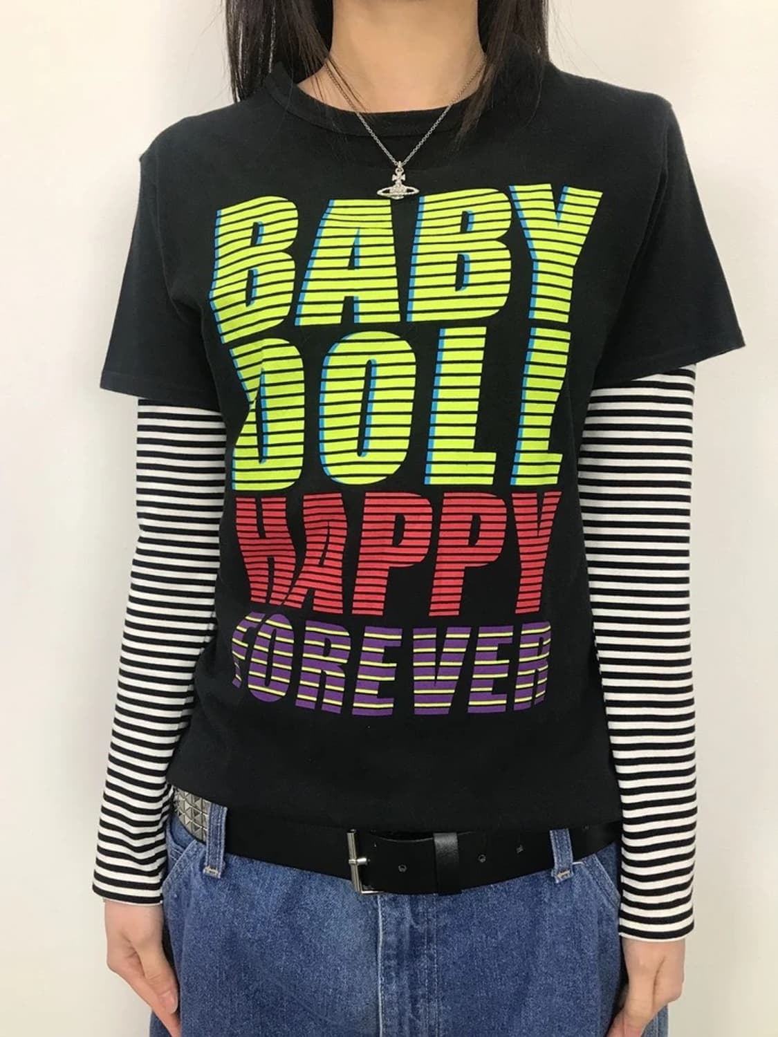 Baby Doll Graphic T Shirt 상품이미지1