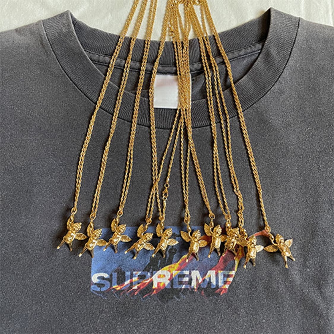 콜드베인 큐피드목걸이 silver925(goldgp) 상품이미지1