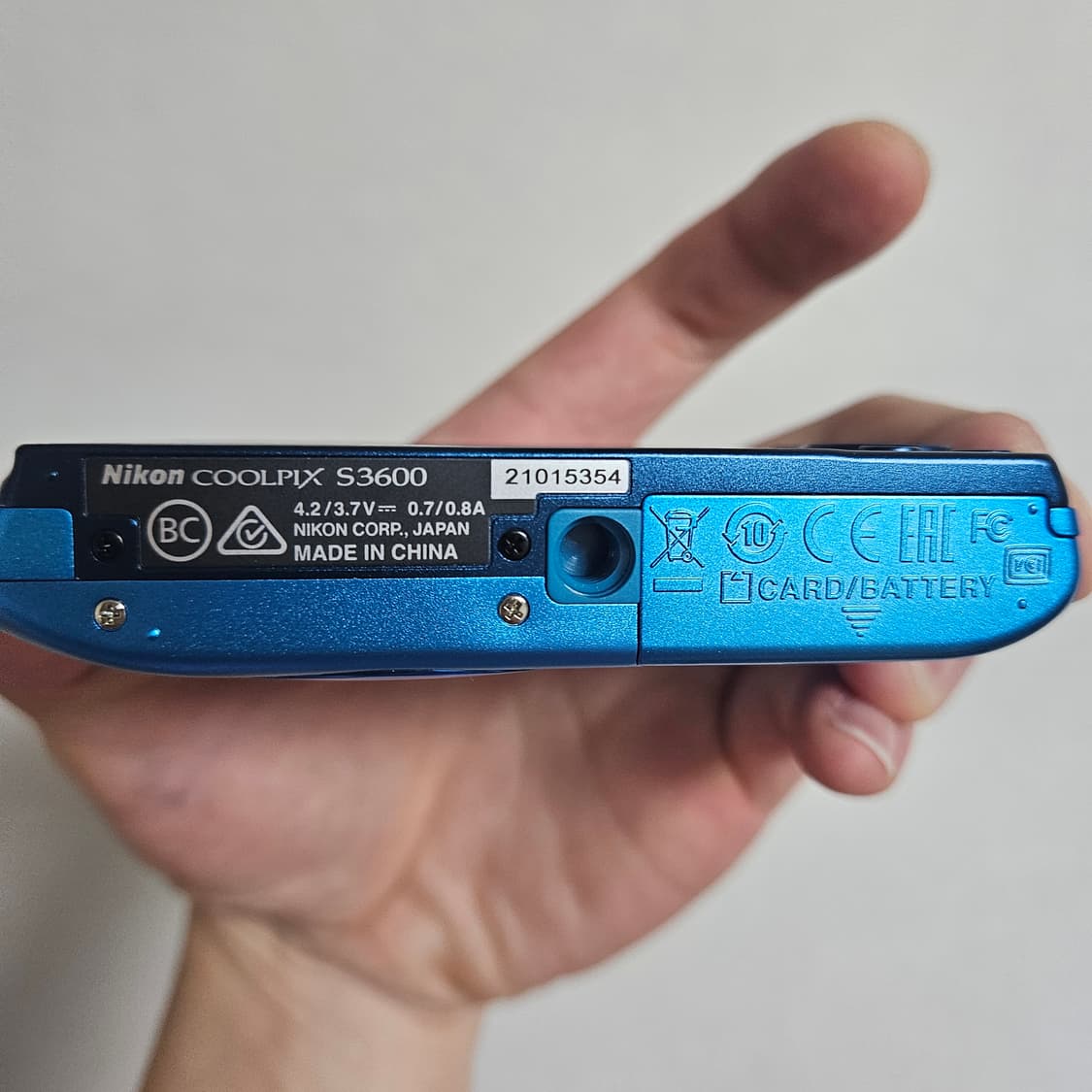 [민트급 박스셋] (에스파 윈터 디카) 니콘 쿨픽스 S3600 블루 디카 상품이미지9
