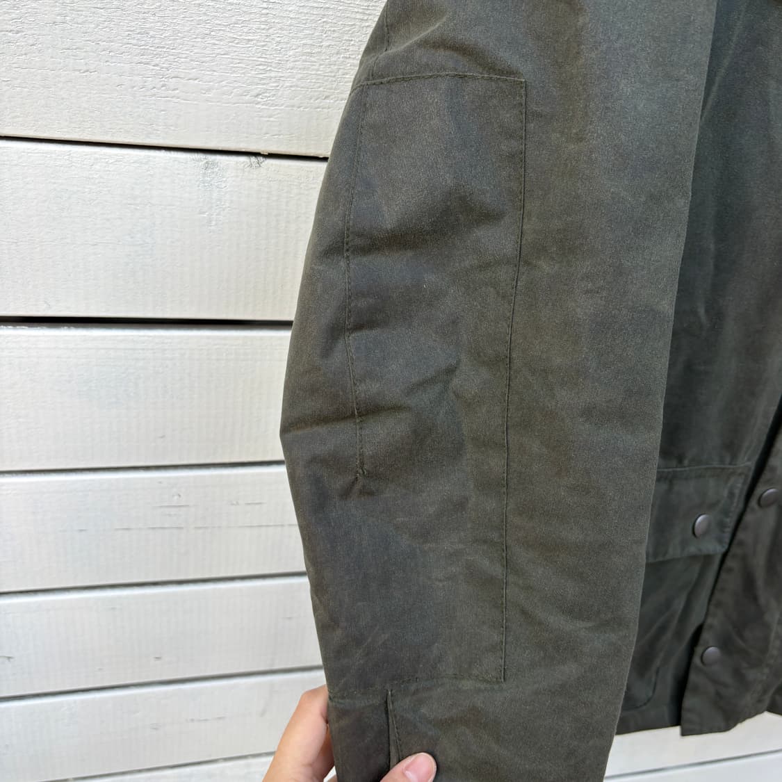 Barbour 바버 인터네셔널 듀크 퀼팅 왁스 자켓 상품이미지7