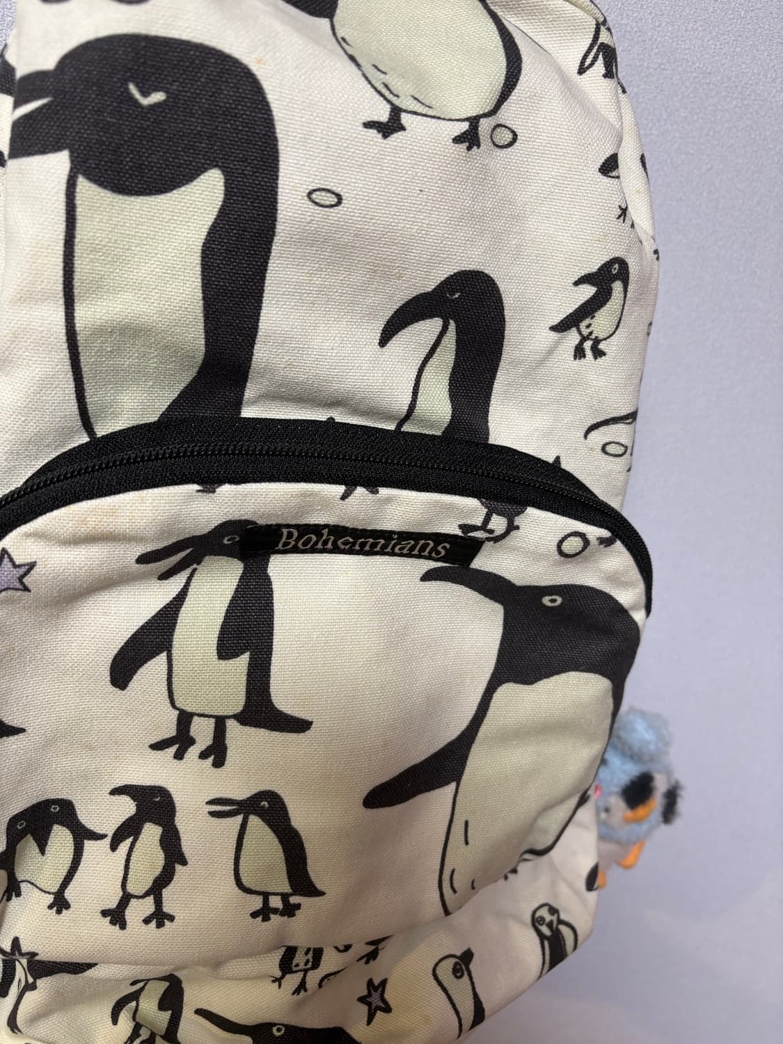 bohemians 와글와글 펭귄 백팩 가방 모리걸 일본 빈티지 코디 도트 상품이미지2