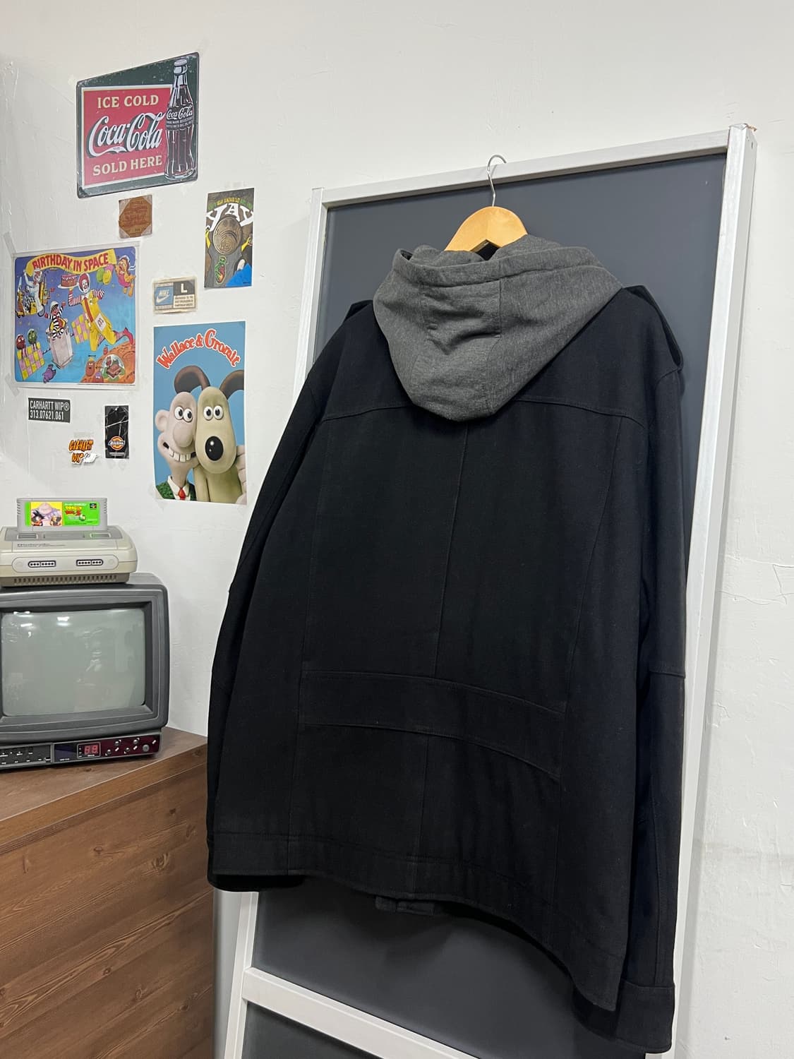 Levis 리바이스 카모플라쥬 울 블렌드 후드 자켓 상품이미지10