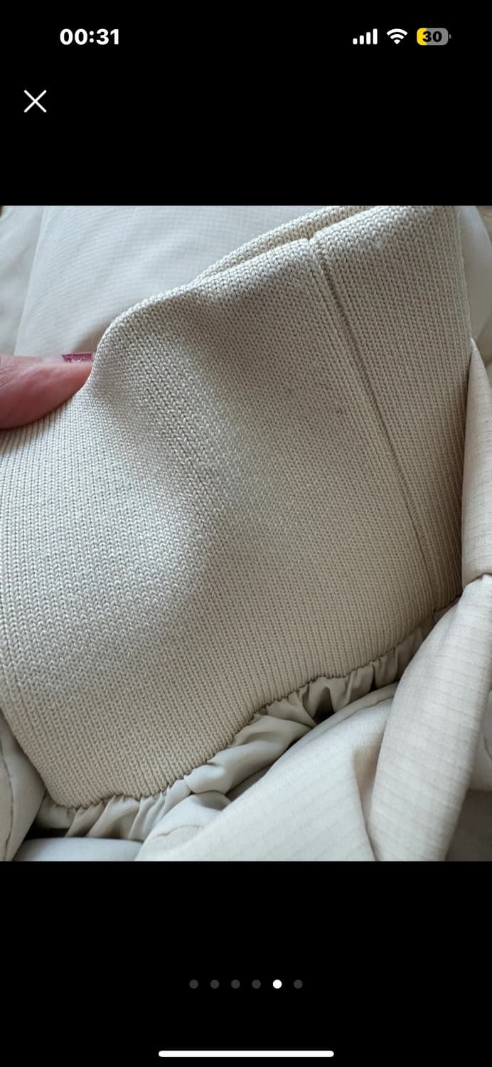 캘빈클라인 아이보리 숏패딩 s 상품이미지5