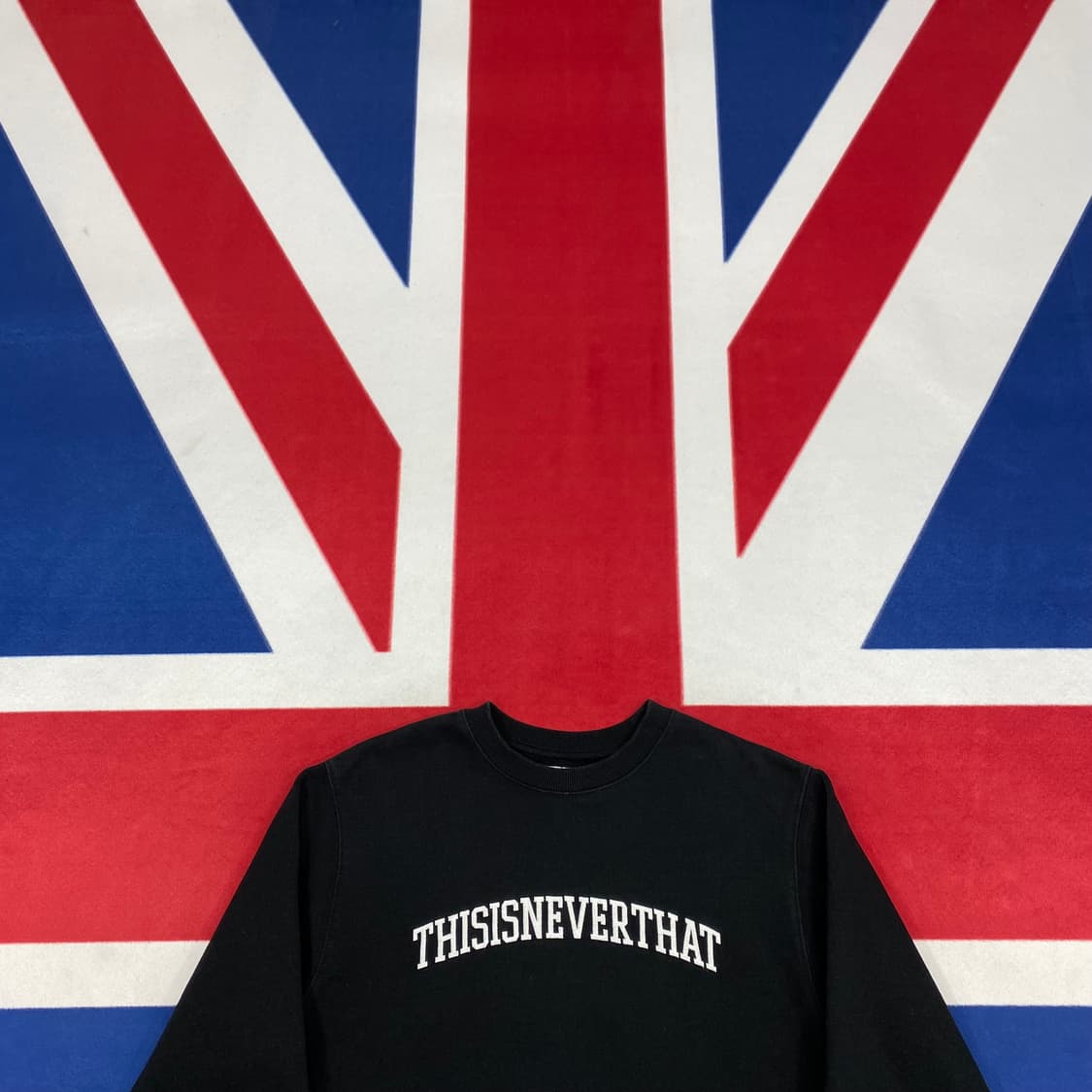 디스이즈네버댓 맨투맨 S 실측 M 상품이미지2