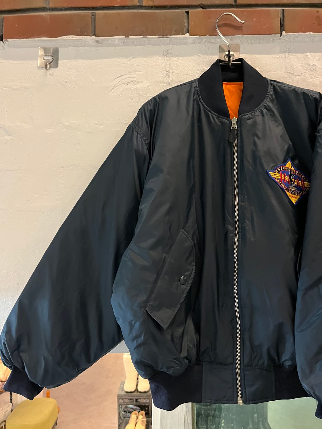 Vintage Ichiro 90s 닛산 봄버 자켓 상품이미지3