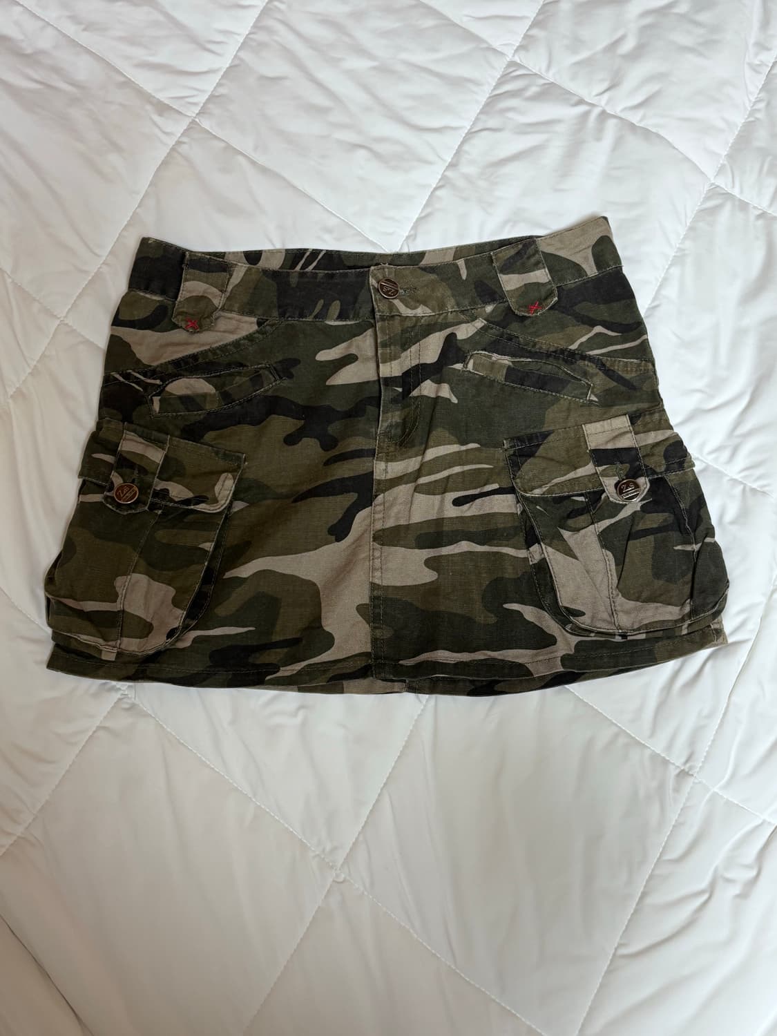 빈티지 카모 스커트 상품이미지2