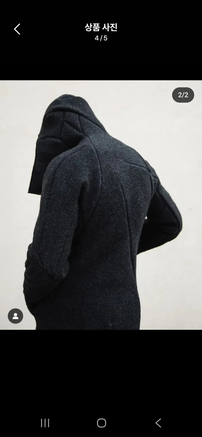 레온 엠마누엘 블랭크 (LEON EMANUEL) 디스토션 울 파카[48] 상품이미지4