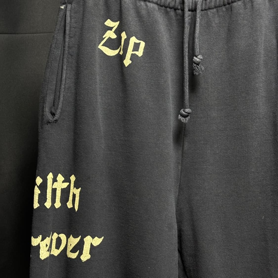 M) 바우와우 bowwow zip 대미지 스웻팬츠 상품이미지2