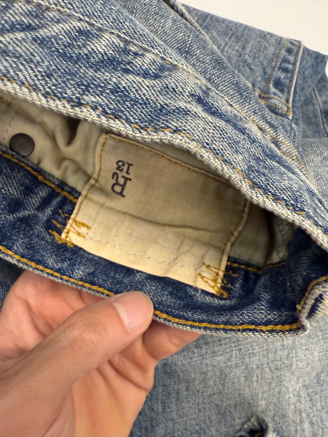 R13 D'ARCY LOOSE JEAN, LENA BLUE 31 상품이미지6