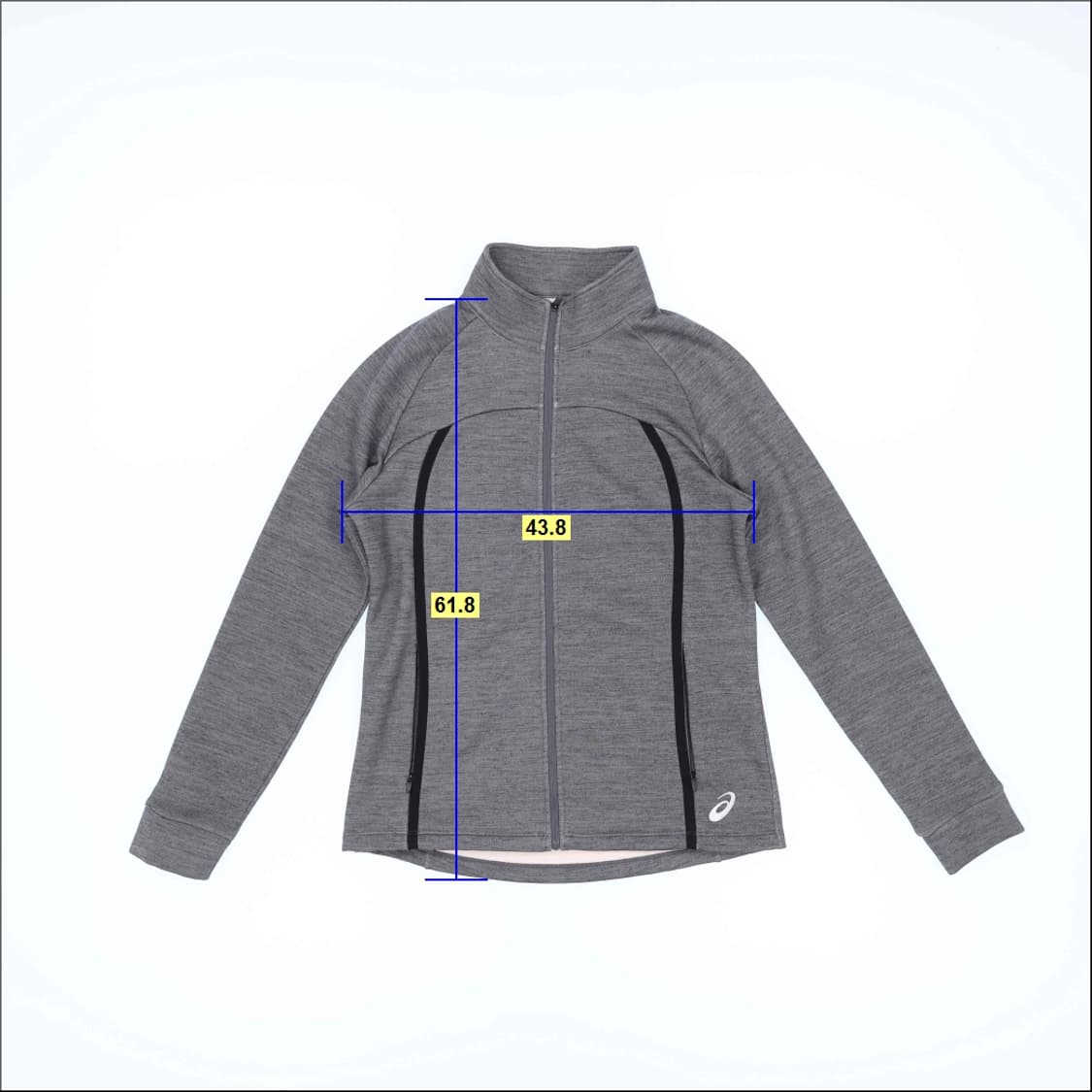 [M] 아식스 여성 기모 트레이닝 집업 자켓  1215H2 상품이미지7