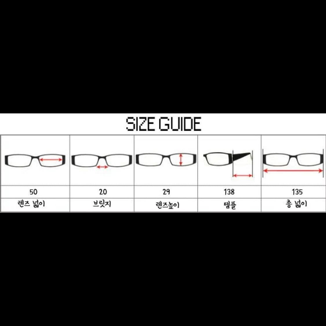 KICKU 뿔테 스퀘어 빈티지 안경 상품이미지4