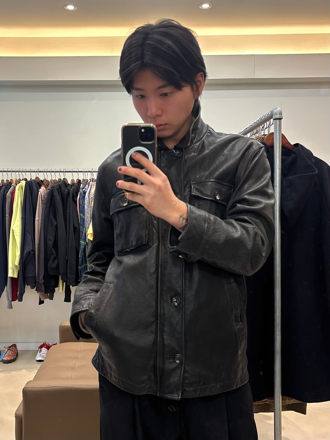 Stra Bler 가죽 자켓 상품이미지9