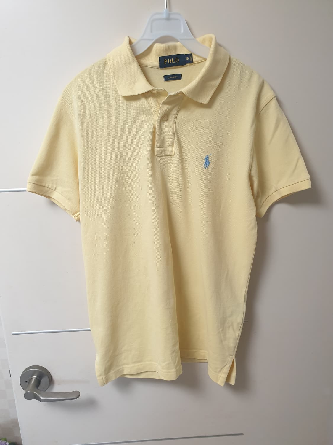 [여성] 폴로 랄프로렌 정품 커스텀핏 카라티 옐로우 S 상품이미지1