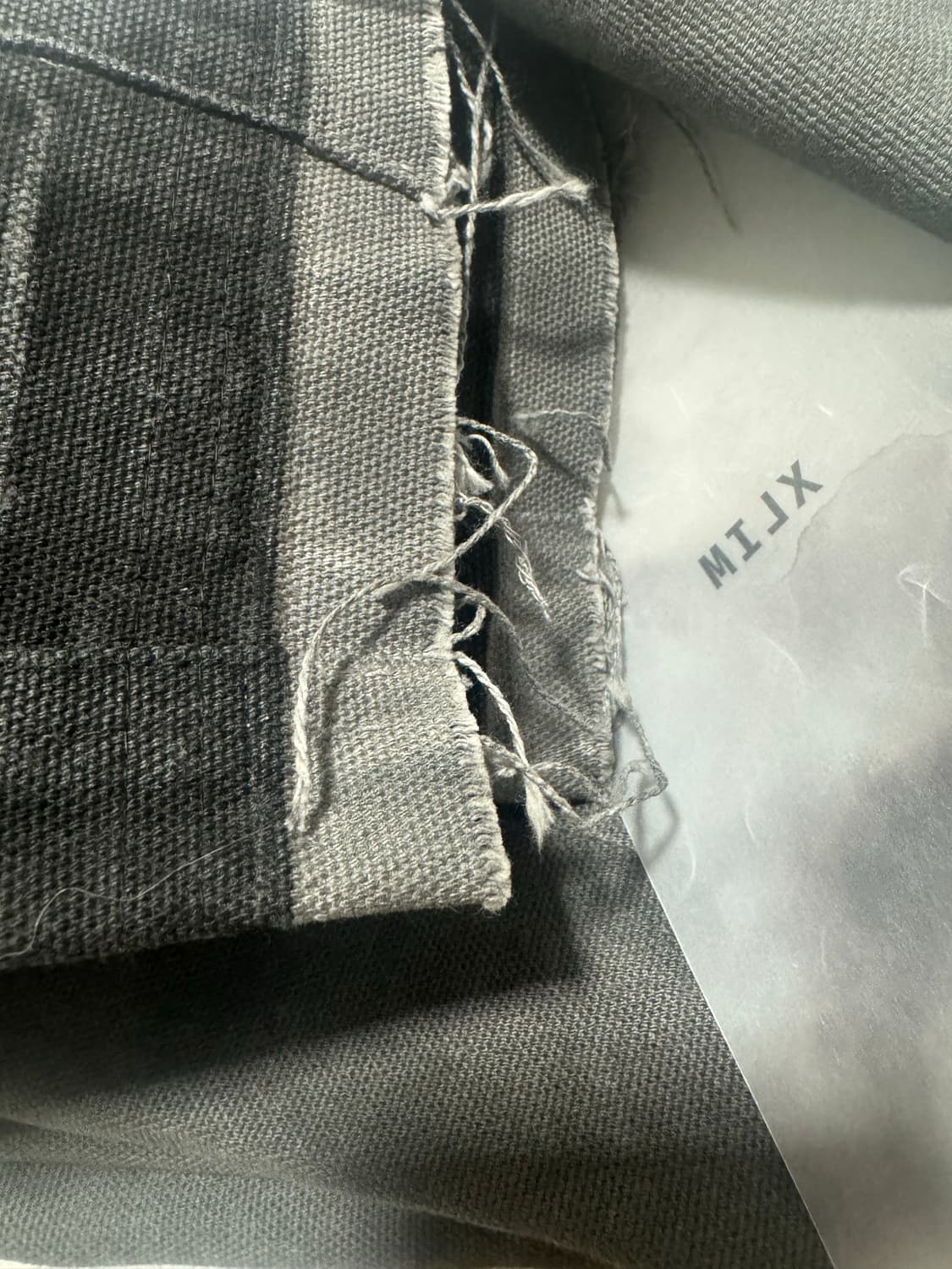 [XS] 엑슬림 xlim ep8 01 트라우저 팬츠 워시드 블랙 상품이미지3