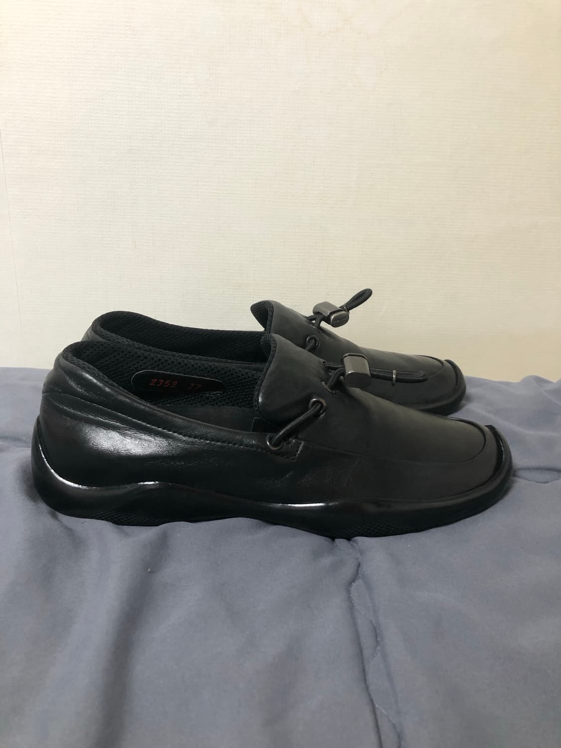 프라다 스포츠 토글 스트링 로퍼 블랙 37 상품이미지3