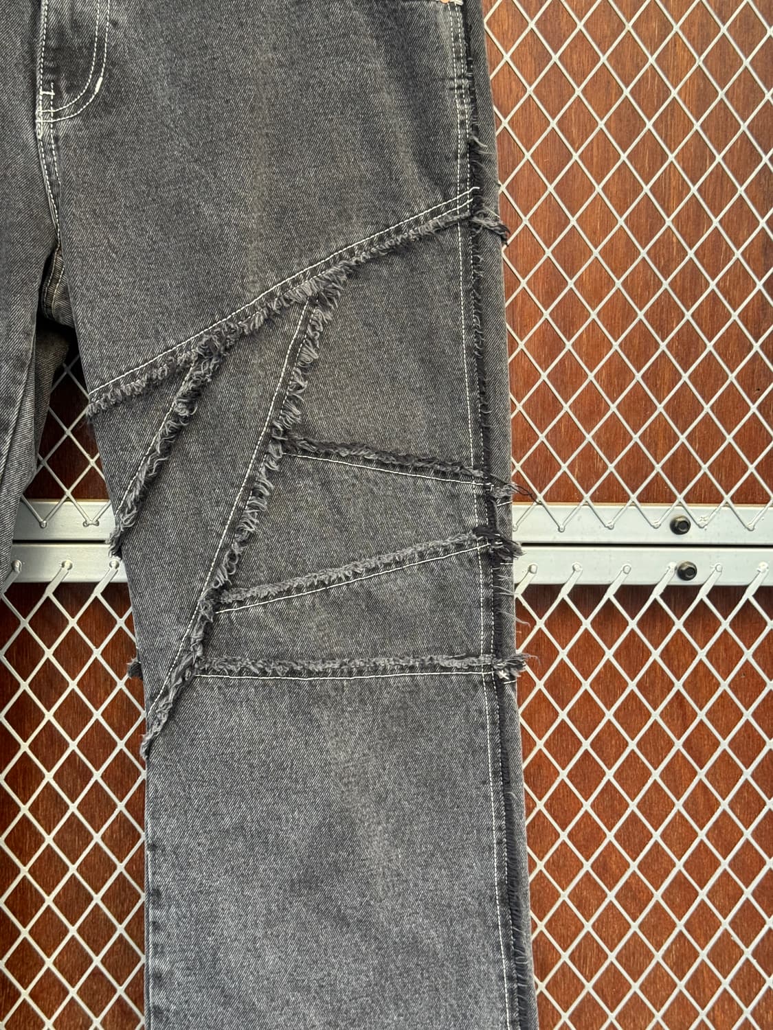 앤더슨벨 플레어 데님팬츠 흑청 36 상품이미지5