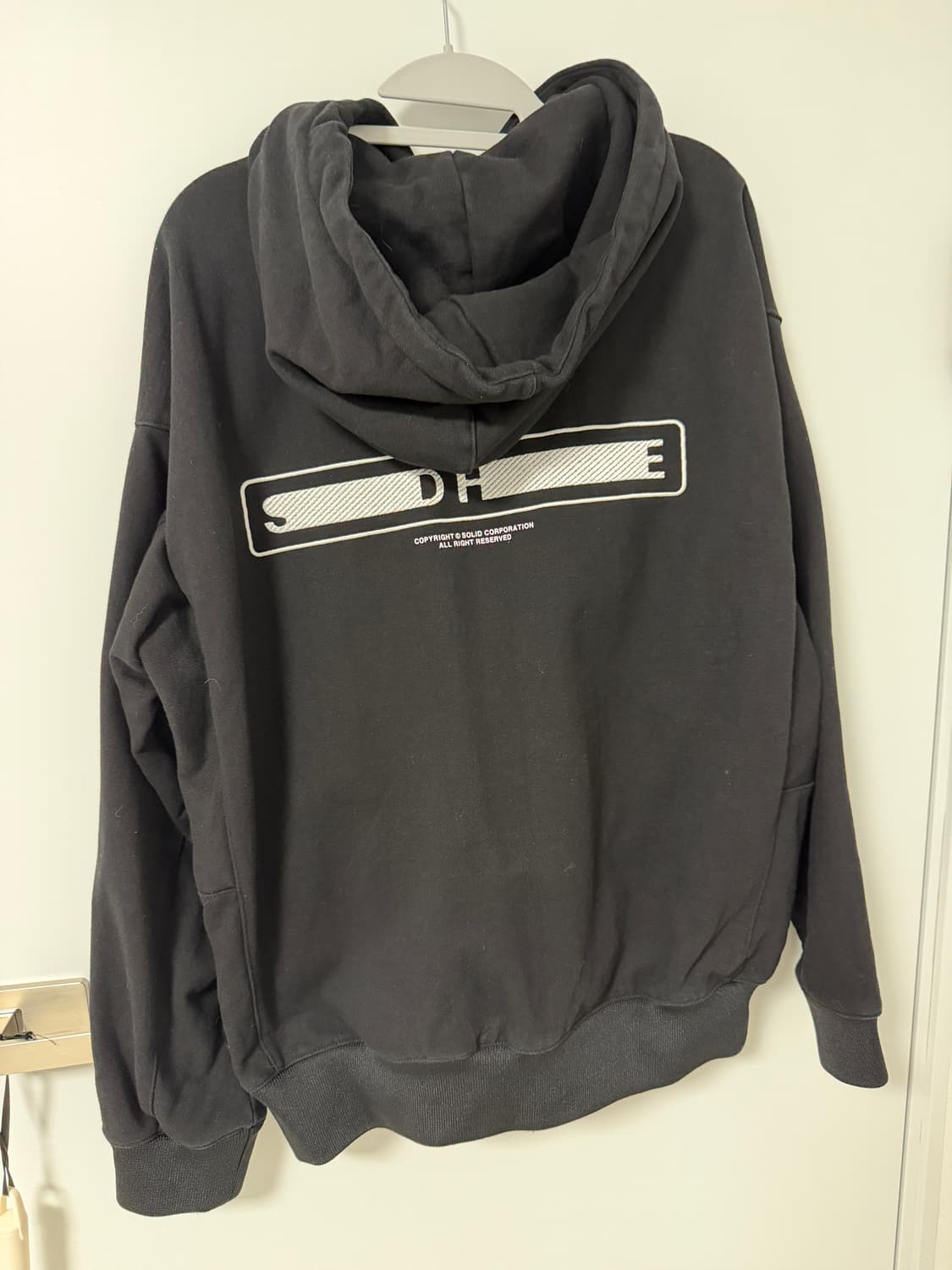 솔리드옴므 후드티 블랙 상품이미지1