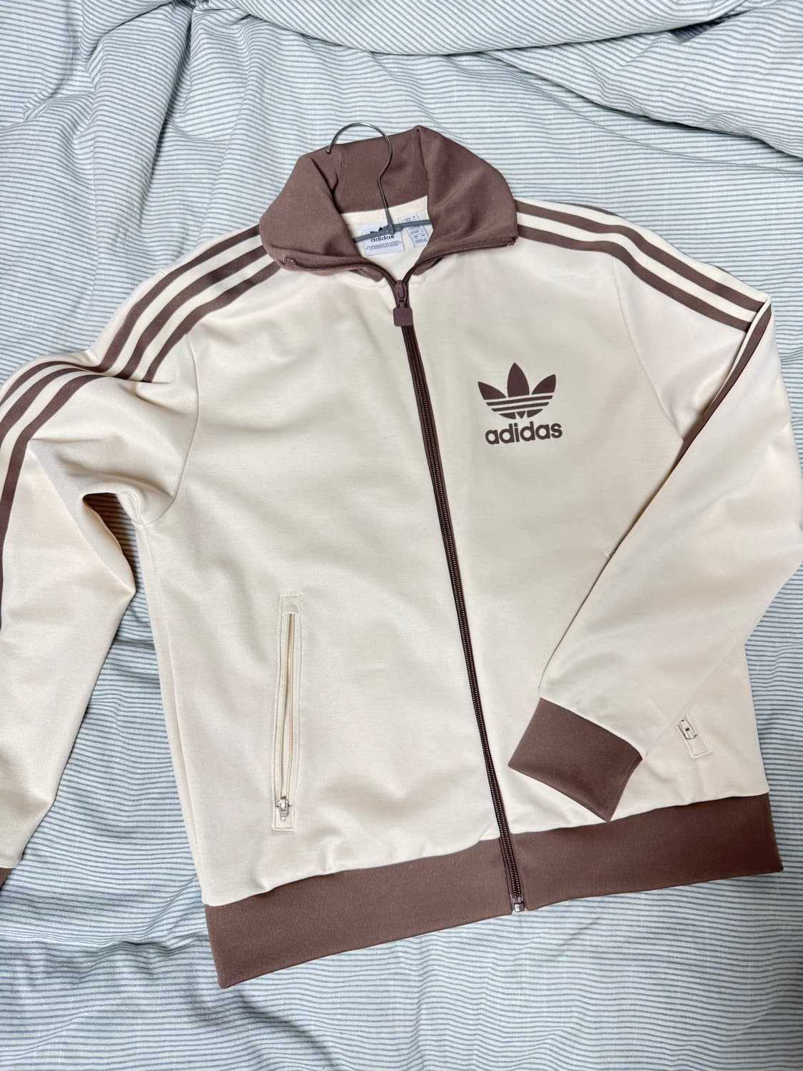 아디다스 져지 여성 베이지 L 상품이미지1