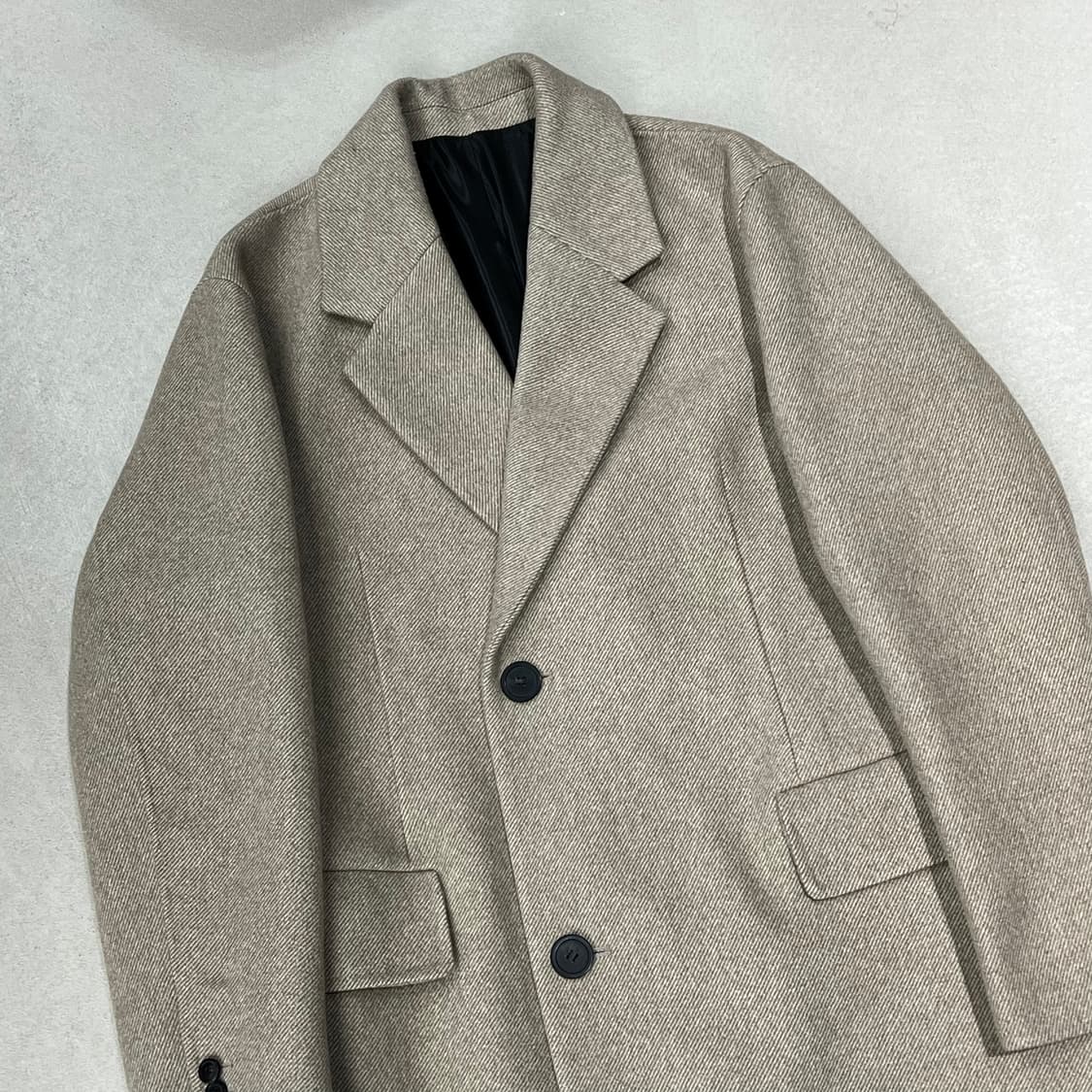 솔리드옴므 울 롱코트 s08924 상품이미지3