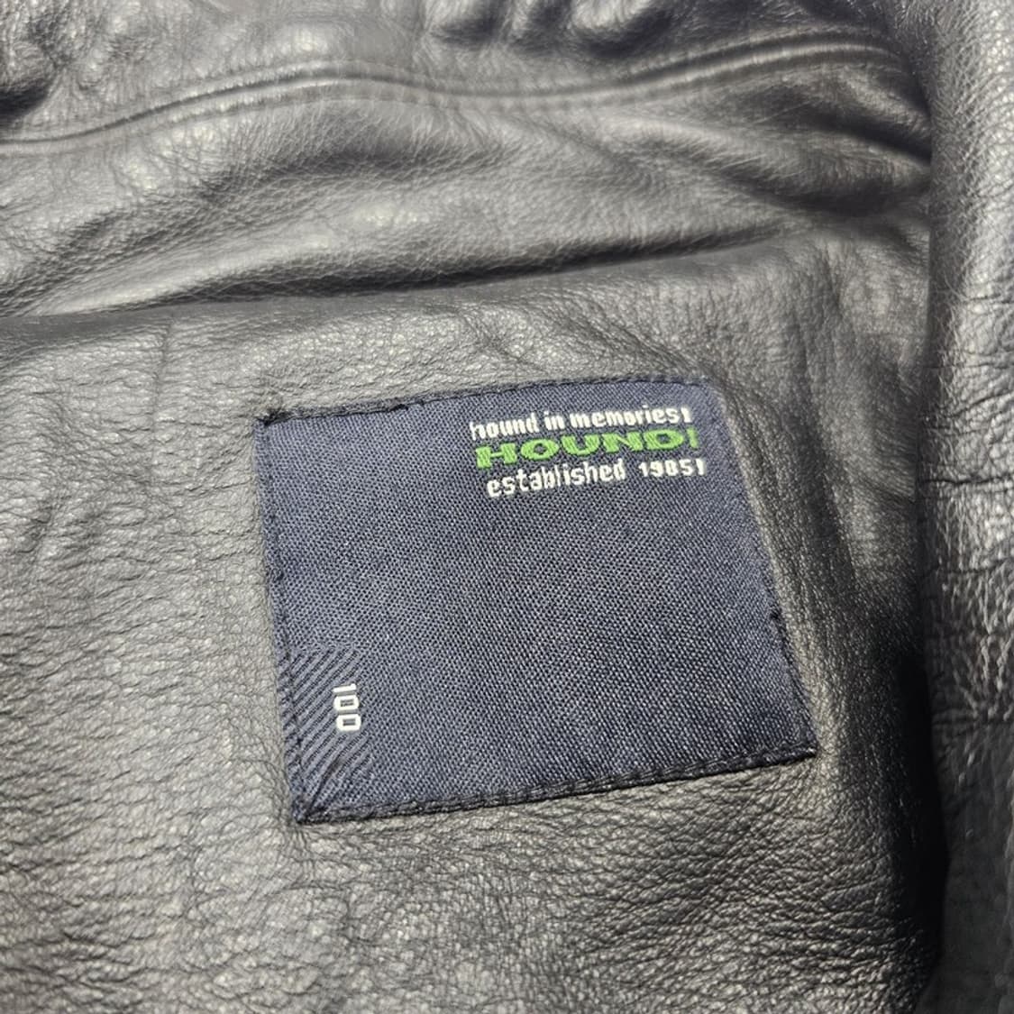 HOUND 소가죽 집업 자켓 L 상품이미지5