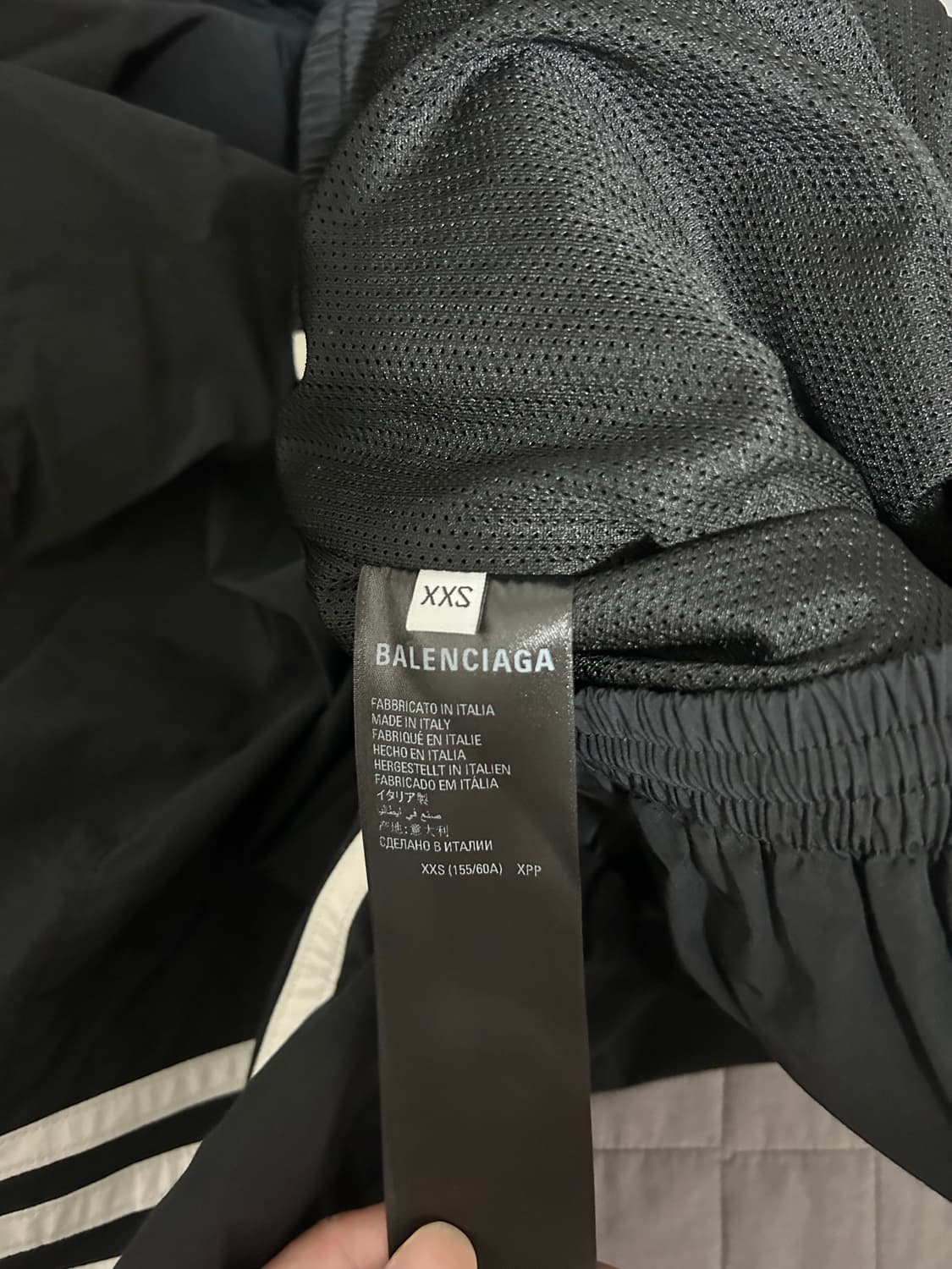 [XXS] 발렌시아가 아디다스 포플린 트랙 팬츠 스티치 상품이미지5