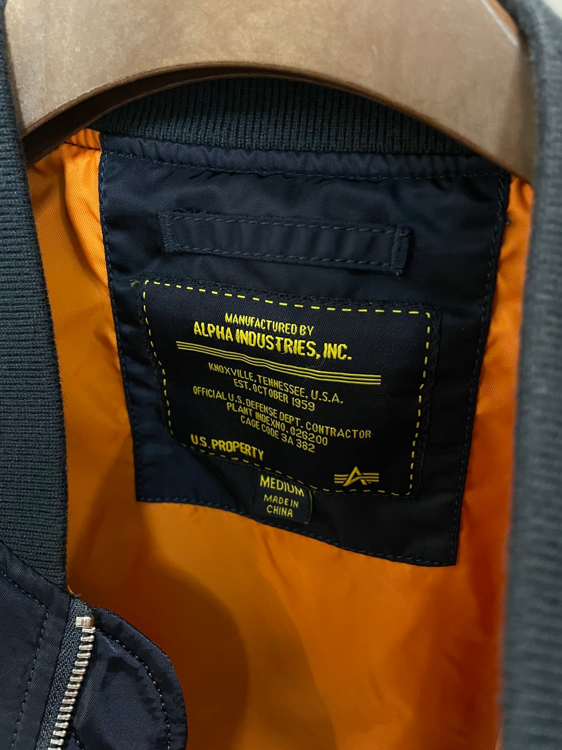 (M) 알파인더스트리 나사 MA-1 봄버자켓 상품이미지5