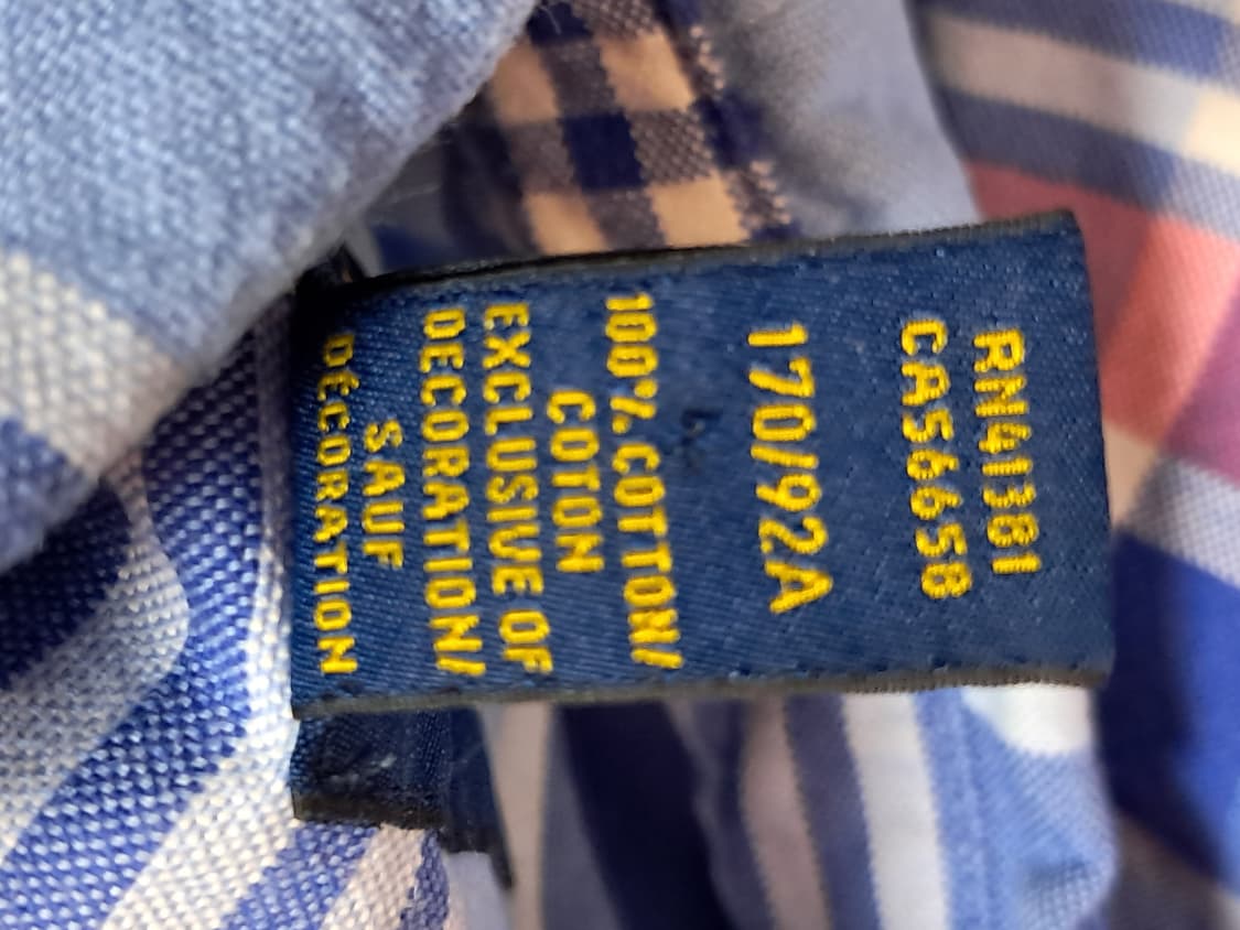 폴로랄프로렌 체크셔츠 S 상품이미지5