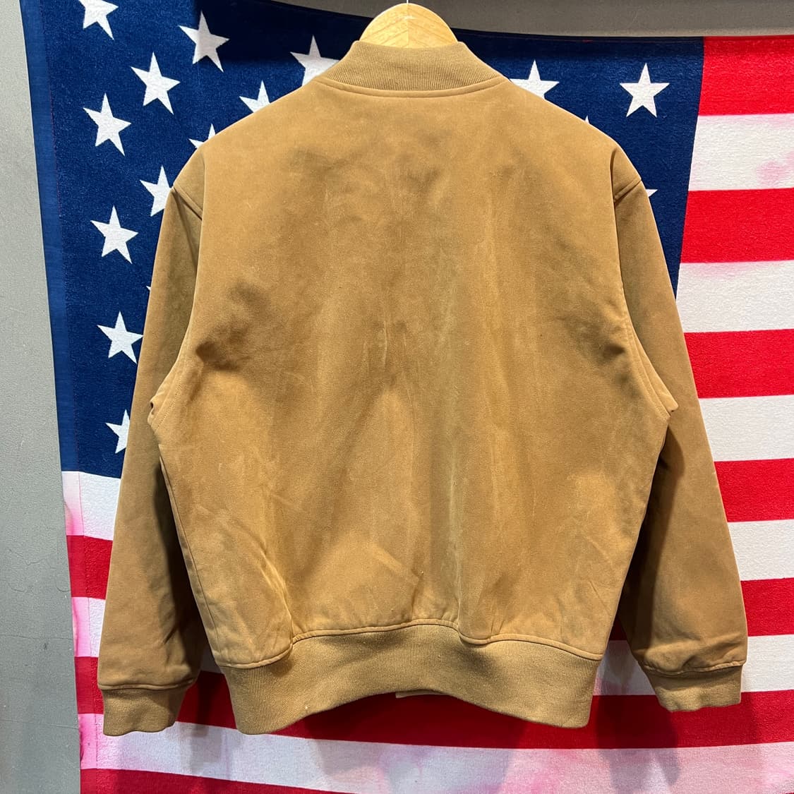 빈티지 스웨이드 봄버 자켓 상품이미지2