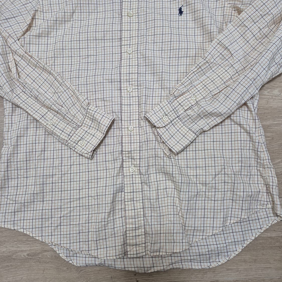 폴로 랄프로렌 스몰포니 커스텀핏 체크셔츠 XL(105) 상품이미지3