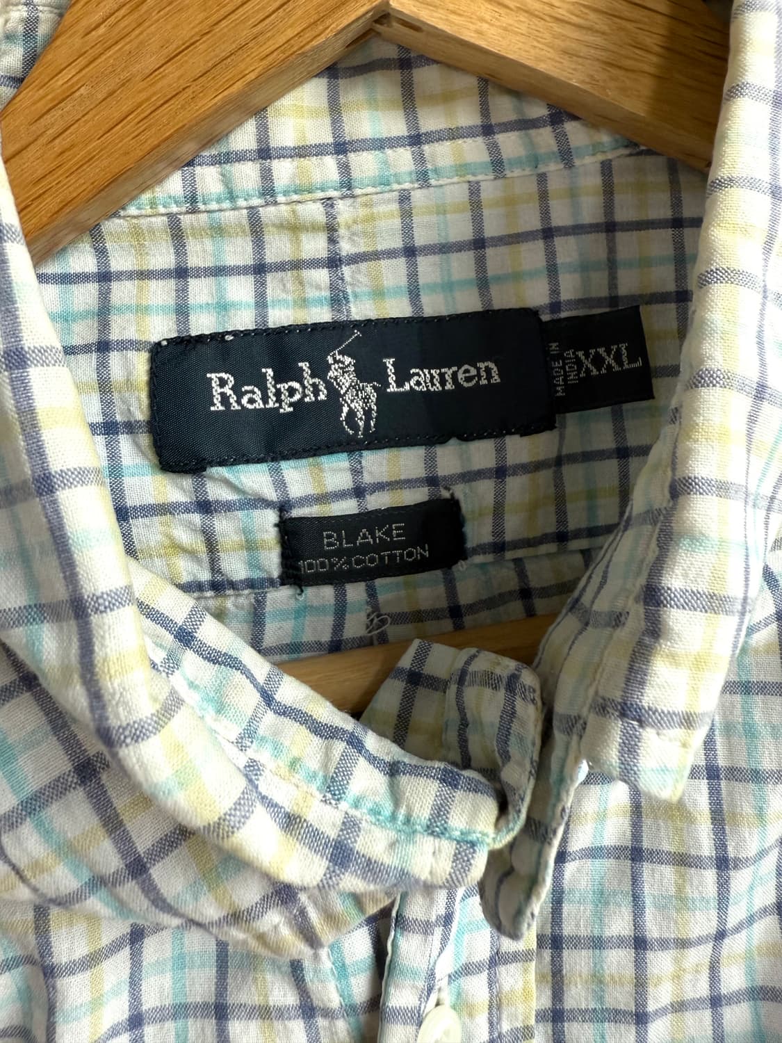 xxl 폴로 블레이크 체크 셔츠 상품이미지4