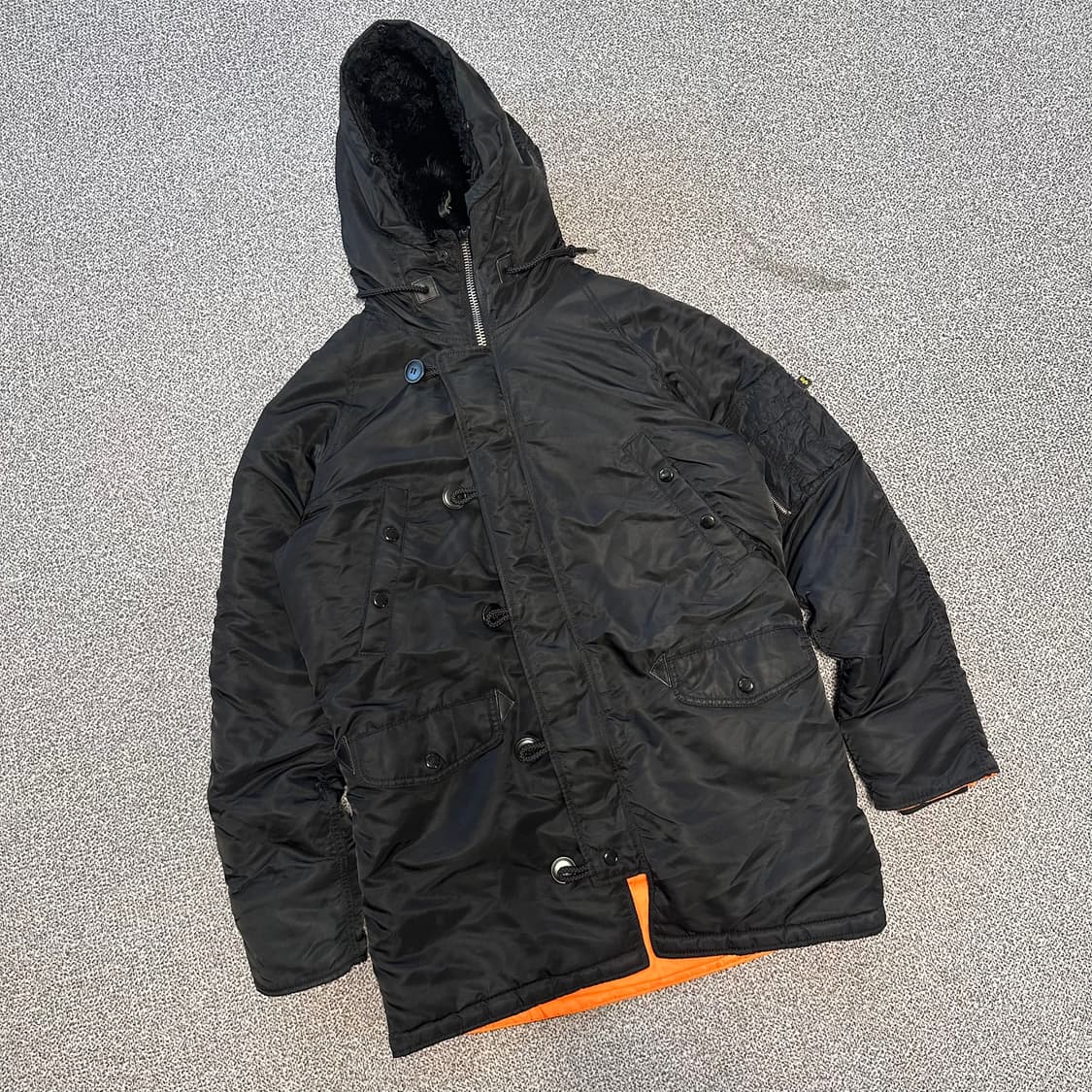 알파인더스트리 블랙 패딩 점퍼 상품이미지1