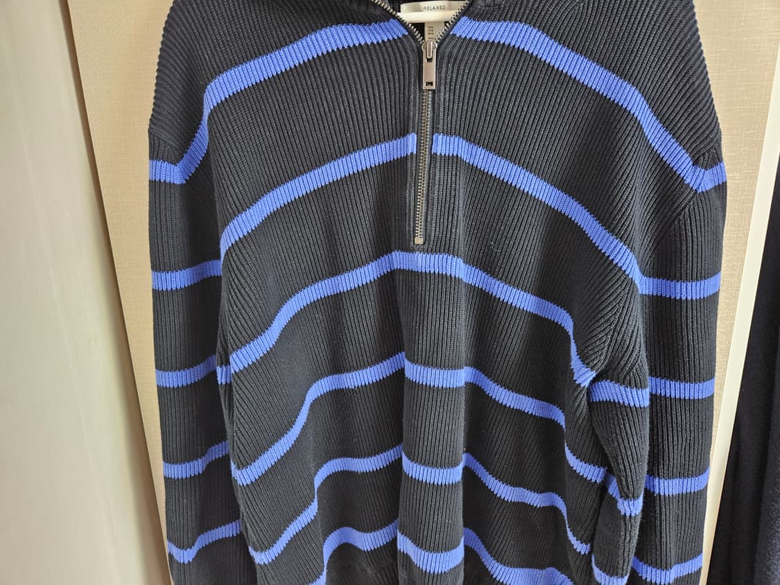 COS 릴랙스드 핏 하프 집업 점퍼 M 상품이미지6