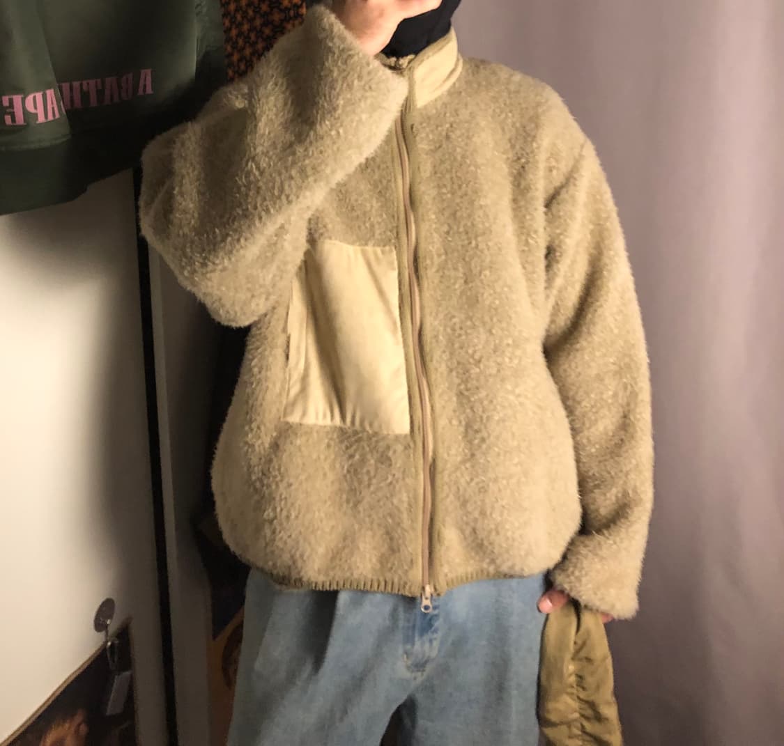 요크 3G 브리티시 퍼 니트 플리스 블루종 상품이미지1