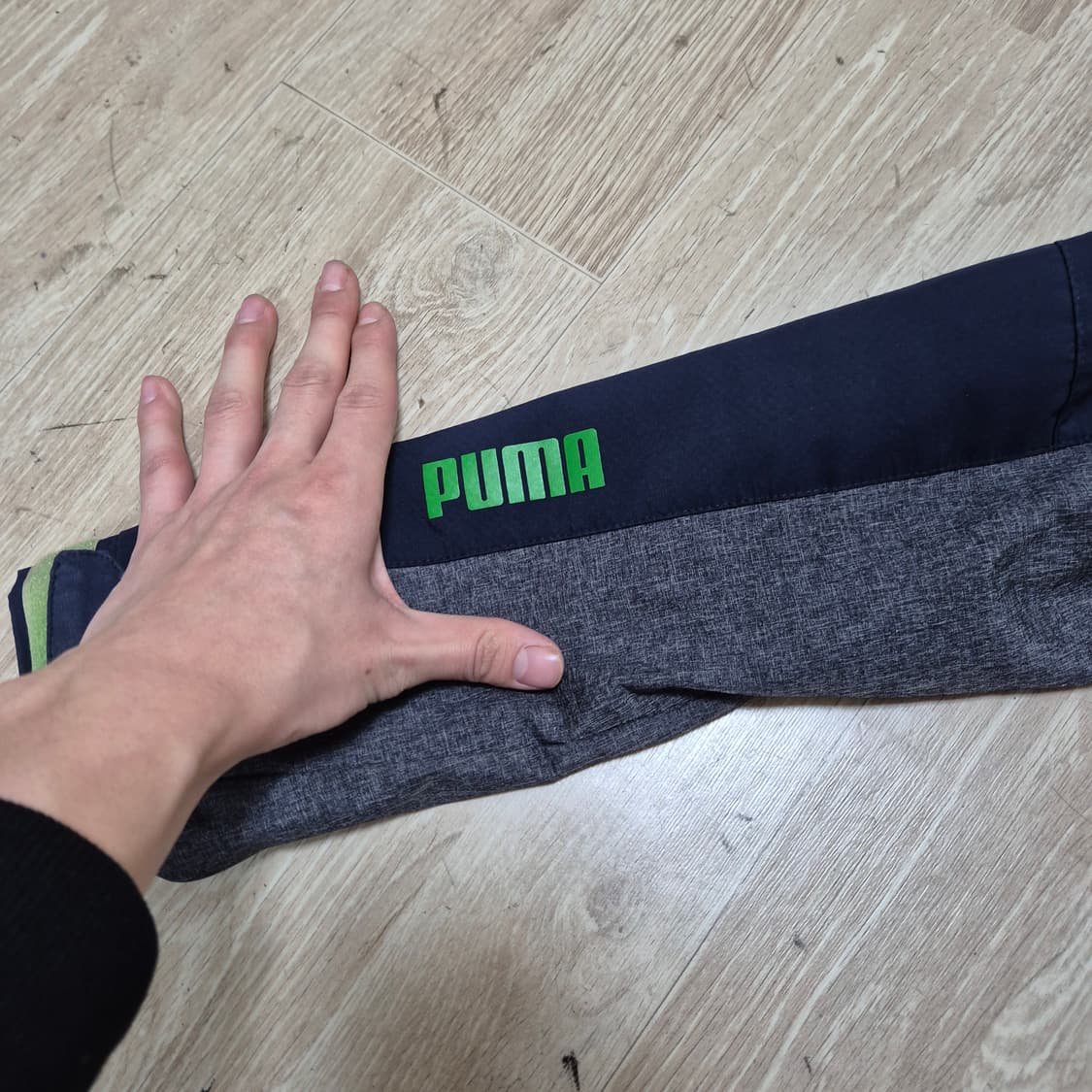 푸마 로고 바람막이 집업자켓 상품이미지4