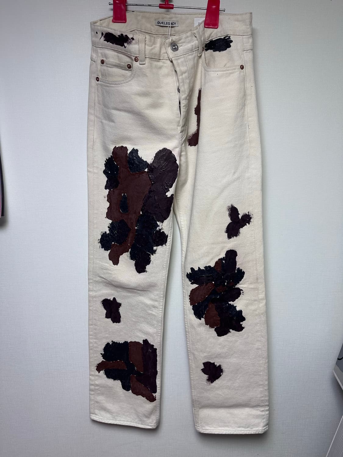 아워레가시 크랙 페인팅 데님 상품이미지2