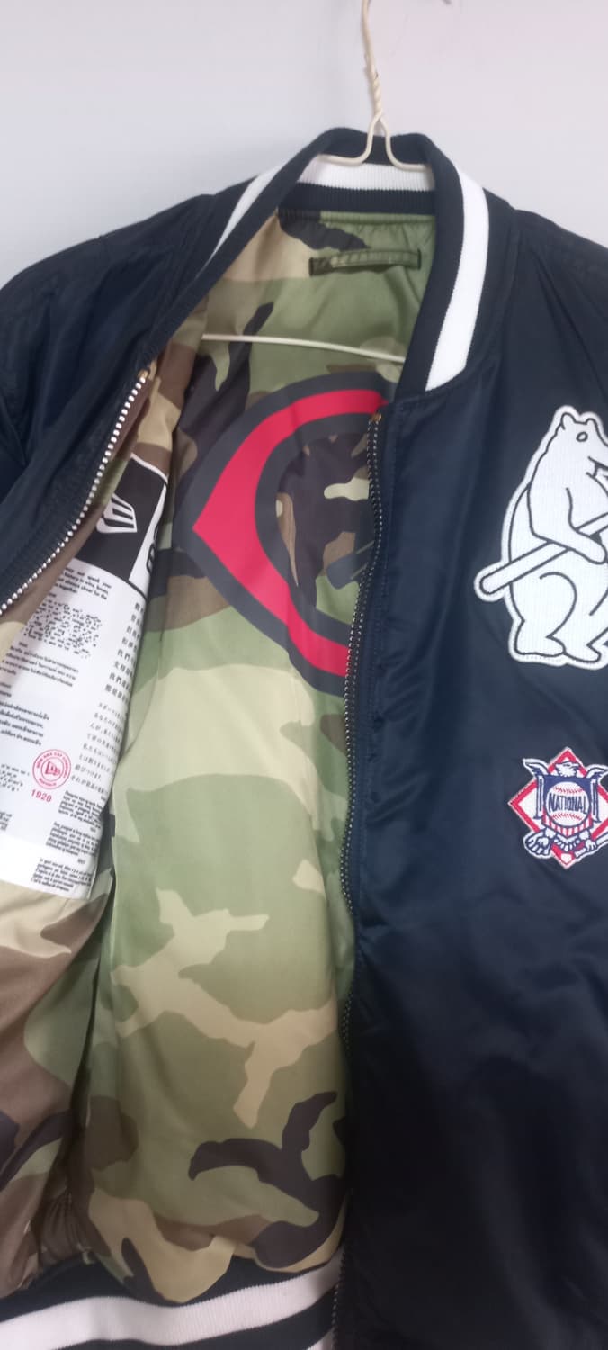 뉴에라 알파인더스트리 시카고 컵스 MA-1 봄버 자켓 상품이미지3