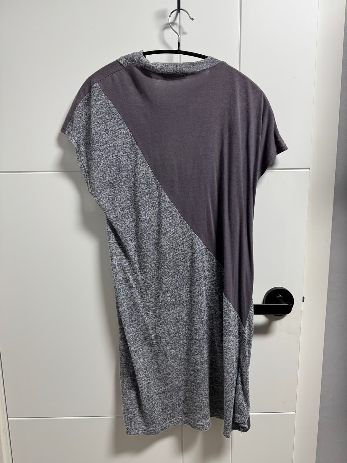 Vtg asymmetric drape sleeveless 상품이미지3