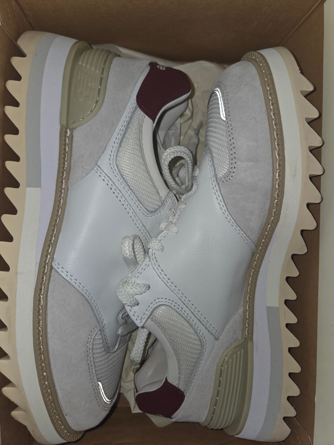 뉴발란스 x 도쿄 디자인 스튜디오 574 화이트 버건디 260 상품이미지6