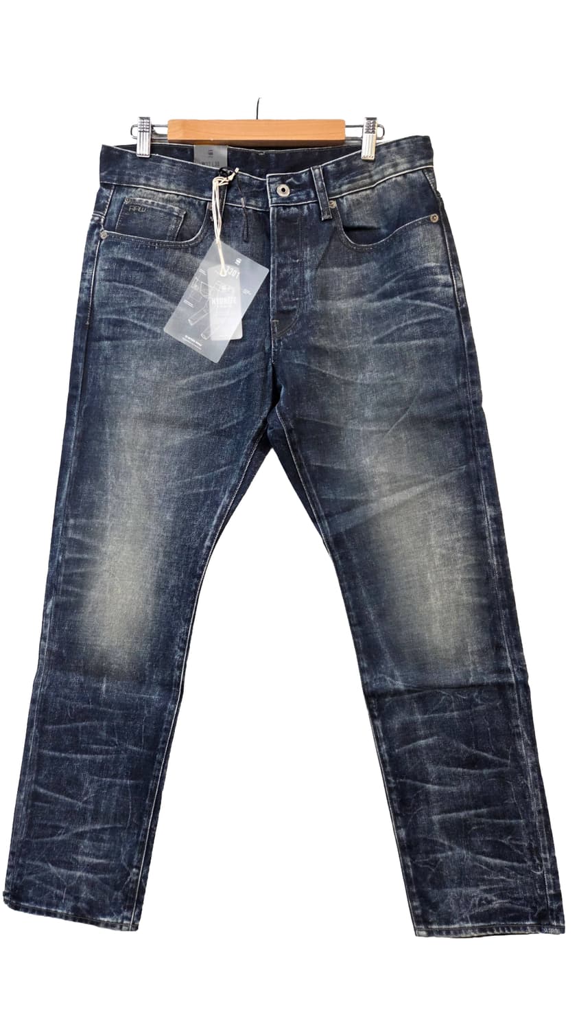 G-STAR RAW 3301 테이퍼드 데님 워싱진(W32/L30) 상품이미지1