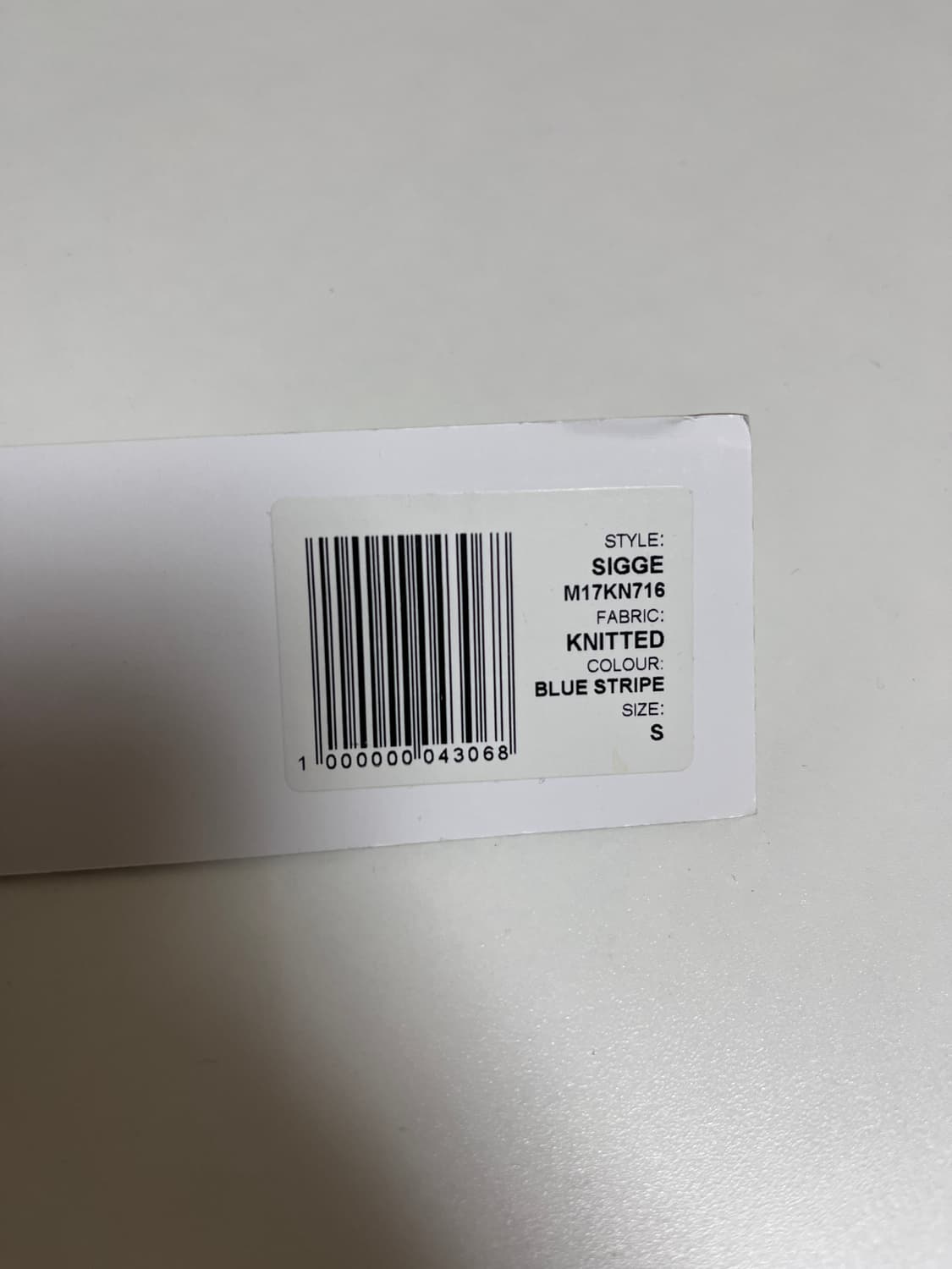 [S]커먼스웨덴 CMMN SWDN sigge 니트 블루 상품이미지5